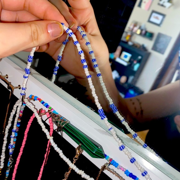 NECKLACE & EARRINGS💛💖🧿 - Picture 1 of 3